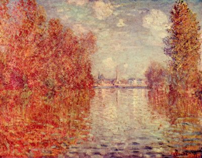 Autumn Effect at Argenteuil by Claude Monet